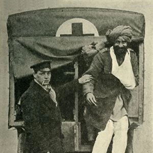 Injured Indian soldier, First World War, 1914, (c1920). Creator: Unknown