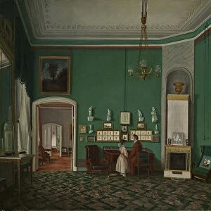 Interior with an Enfilade, 1830s. Artist: Anonymous