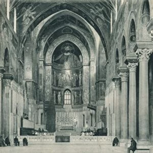 Interior of Monreale Cathedral, Sicily, Italy, 1927. Artist: Eugen Poppel