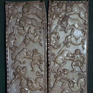 Ivory diptych from Constantinople, 6th century