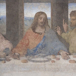 Jesus. The Last Supper (Detail), 1495-1498