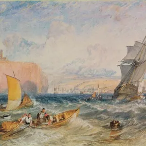 Whitby Harbour Print, 1824