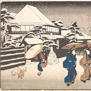 Kameido Uramon (Tama-ya), ca. 1840. ca. 1840. Creator: Ando Hiroshige