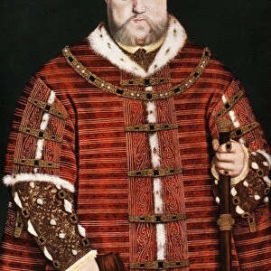 King Henry VIII, 1542-1550. Artist: Hans Holbein the Younger