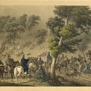 Between Kirgaliczky and Suderva, 30 June 1812, 1820s. Artist: Faber du Faur, Christian Wilhelm, von (1780-1857)
