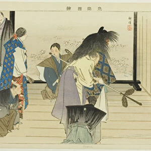 Kou, from the series "Pictures of No Performances (Nogaku Zue)", 1898. Creator: Kogyo Tsukioka. Kou, from the series "Pictures of No Performances (Nogaku Zue)", 1898. Creator: Kogyo Tsukioka