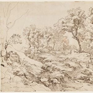 La Serpentara near Olevano, 1829. Creator: Friedrich Preller (German, 1804-1878)