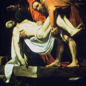 The Laying in the Tomb ( The Deposition / The Entombment ), 1602-16044. Artist: Michelangelo Caravaggio