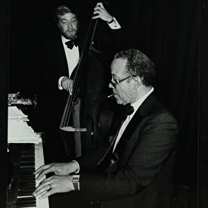 Len Skeat (bass) and Bobby Tucker (piano) playing at the Forum Theatre, Hatfield