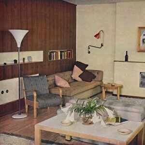 The living-room in a London flat, redesigned by Serge Chermayeff, F. R. I. B. A. 1936