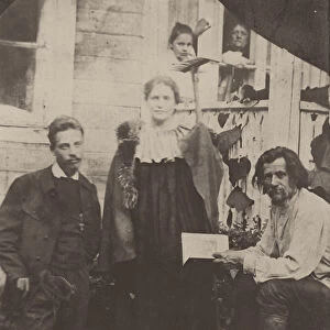 Lou Andreas-Salome and Rainer Maria Rilke visiting Spiridon Drozhzhin, 1900
