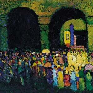 The Ludwigskirche in Munich, 1908. Artist: Kandinsky, Wassily Vasilyevich (1866-1944)