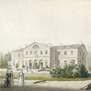 The manor house Priyutino, 1830. Artist: Ivanov, Ivan Alexeyevich (1779-1848)