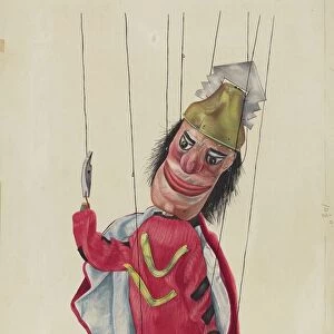Marionette: "King Saul", c. 1937. Creator: Elmer Weise
