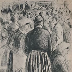The Market at Pontoise, 1895, (1946). Artist: Camille Pissarro