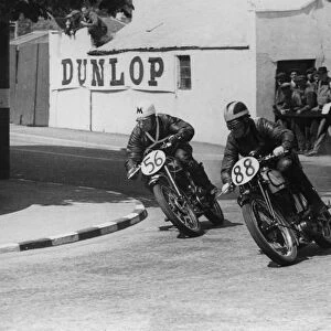 Matchless & Norton 1948 Isle of Man Clubmans Tourist Trophy race. Creator: Unknown