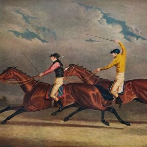 Matilda Beating Mameluke, St. Leger, 1827, 1827. Artist: Benjamin Herring