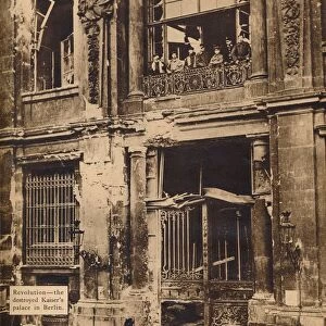 Members of the Peoples Marine Division on the Balcony of the City Palace, December 1918, 1918, (193