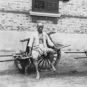 Men with wheelbarrows, Vietnam(?), 20th century