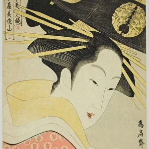 Misayama of the Chojiya, from the series Beauties of the Licensed Quarter, c1795