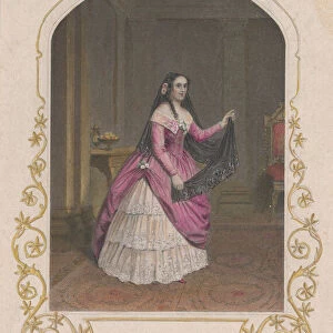 Miss Fitzpatrick as Katharina (Taming of the Shrew), 1851. 1851