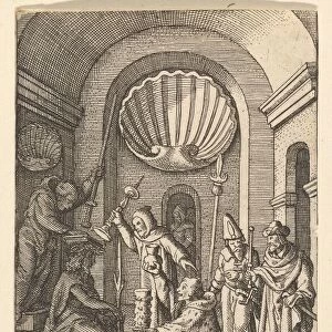 The mocking of Christ, 1625-77. Creator: Wenceslaus Hollar