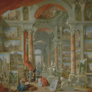 Modern Rome, 1757. Creator: Giovanni Paolo Panini