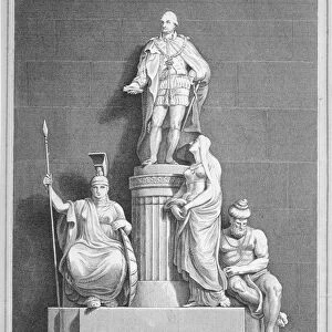 Monument to Charles, Marquis Cornwallis, St Pauls Cathedral, City of London, 1805