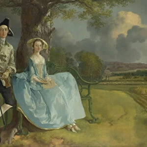 Mr and Mrs Andrews, 1750. Artist: Gainsborough, Thomas (1727-1788)