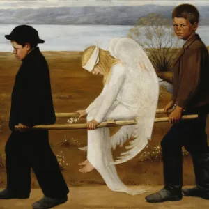 The Wounded Angel Print, 1903 (Ateneum Collection) The Wounded Angel Print, 1903 (Ateneum Collection)