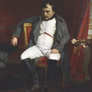 Napoleon at Fontainebleau During the First Abdication - 31 March 1814, (1845). Artist: Paul Delaroche