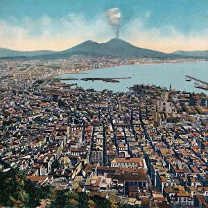 Napoli - Panorama Da S. Martino, (View from San Martino), c1900. Creator: Unknown
