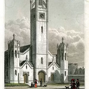 New Church, Haggerston, Hackney, London, 1827. Artist: William Deeble