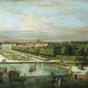 Nymphenburg Palace, Munich, c. 1761. Creator: Bernardo Bellotto