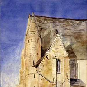Old Church, Tours, France, 1880. Creator: Cass Gilbert