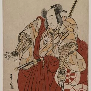 Onoe Matsusuke as Usui Sadamitsu, 1781. Creator: Katsukawa Shunzan (Japanese)