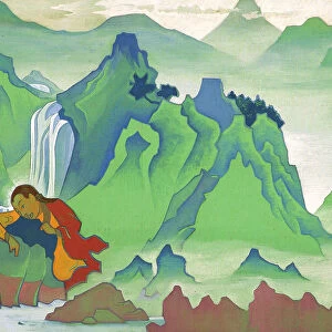 Padma Sambhava, 1924. Artist: Nicholas Roerich