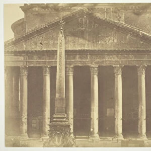 Pantheon, Rome, Italy. c. 1857. Creator: Robert MacPherson