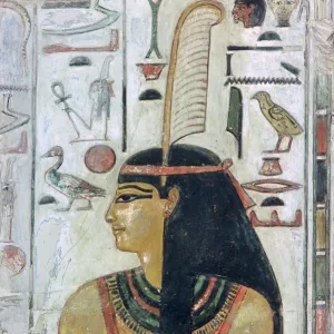 Papyrus image of the goddess Maat