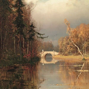 Park in Autumn, 1893. Artist: Klever, Juli Julievich (Julius), von (1850-1924)