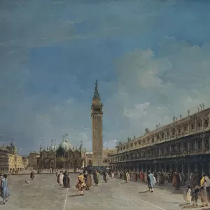 Piazza San Marco, late 1760s. Creator: Francesco Guardi