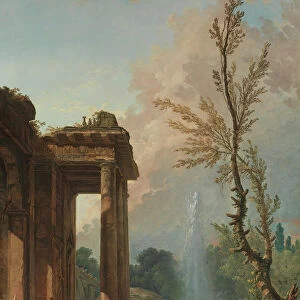 The Portico of a Country Mansion, 1773. Creator: Hubert Robert