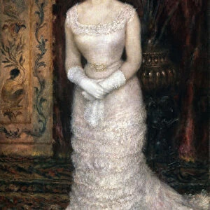 Portrait of the Actress Jeanne Samary, 1878. Artist: Pierre-Auguste Renoir