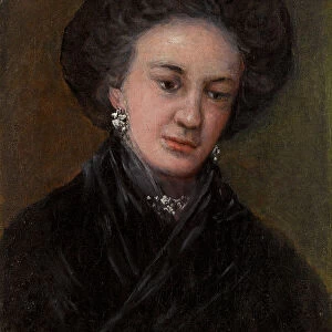 Portrait of the actress Rita Luna (1770-1832), Early 19th cen Creator: Goya, Francisco