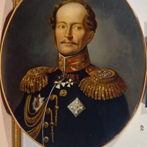 Portrait of the Adjutant General Karl Karlovich Merder (1787-1834), 1820s. Artist: Anonymous