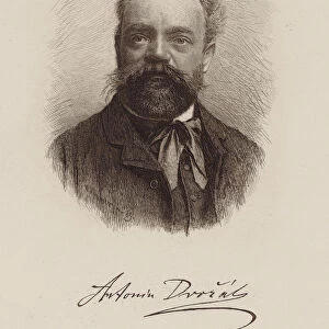 Portrait of the composer Antonin Dvorak (1841-1904), 1889