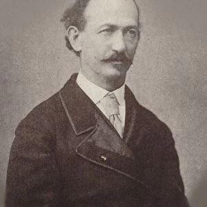 Portrait of the Composer Maurice Strakosch (1825-1887), c. 1870. Creator: Anonymous