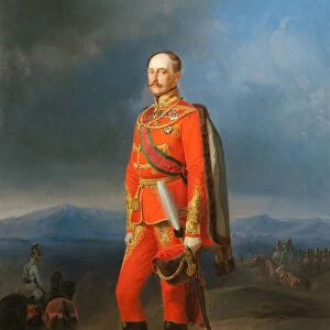 Portrait of Emperor Nicholas I (1796-1855) in Austrian Uniform, End 1840s