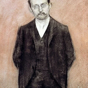 Portrait of Enric Prat de la Riba, (1870-1917), Spanish and Catalan politician, first