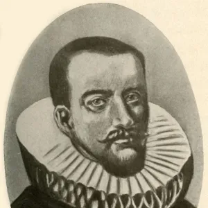 Portrait of Henry Hudson, English navigator in ruff, 1609, (1937). Creator: Unknown